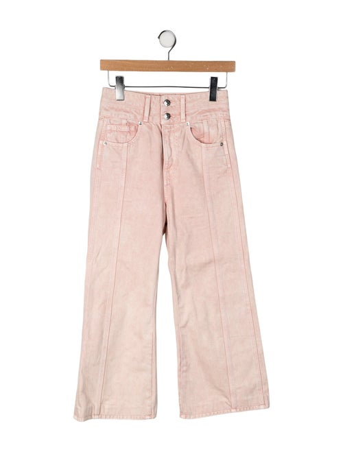 Veronica Beard High-Rise Wide Leg Jeans