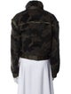 Veronica Beard Printed Faux Fur Jacket