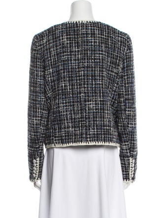 Veronica Beard Tweed Pattern Evening Jacket