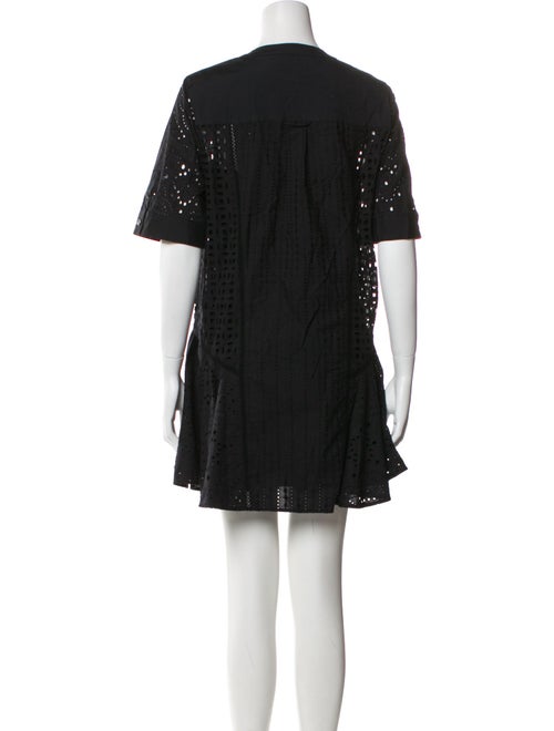 Veronica Beard Crew Neck Mini Dress