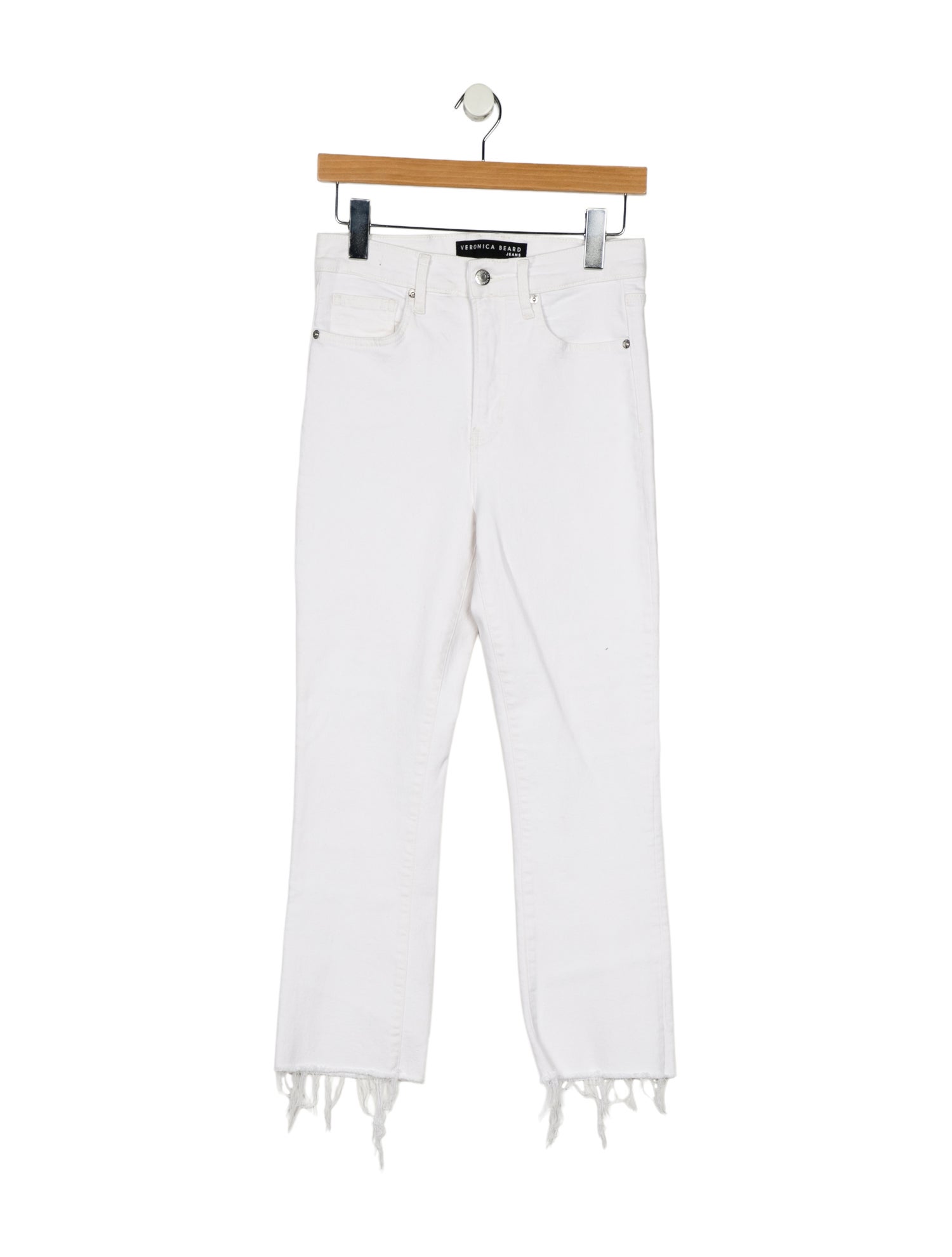 Veronica Beard High-Rise Wide Leg Jeans