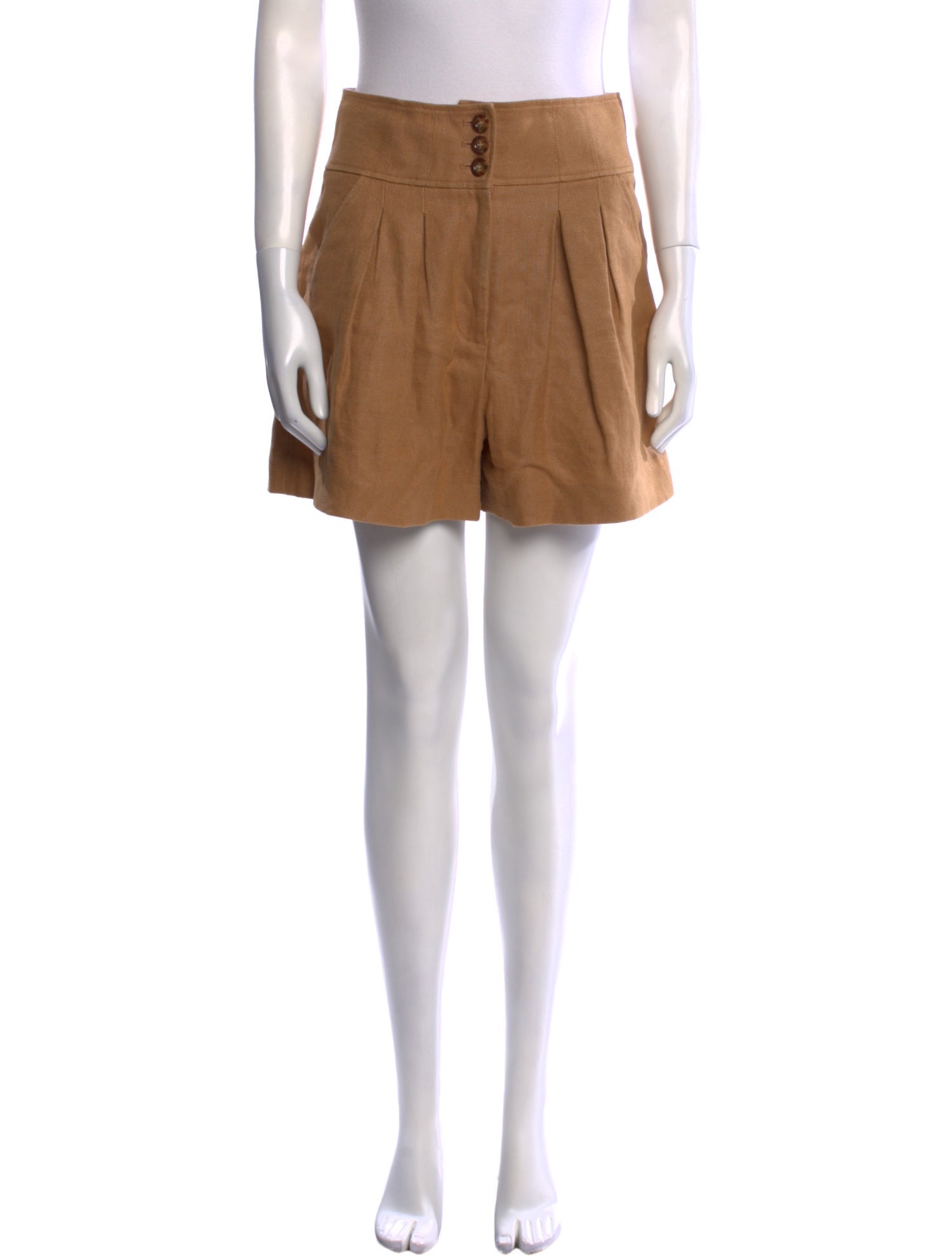 Veronica Beard Linen Mini Shorts