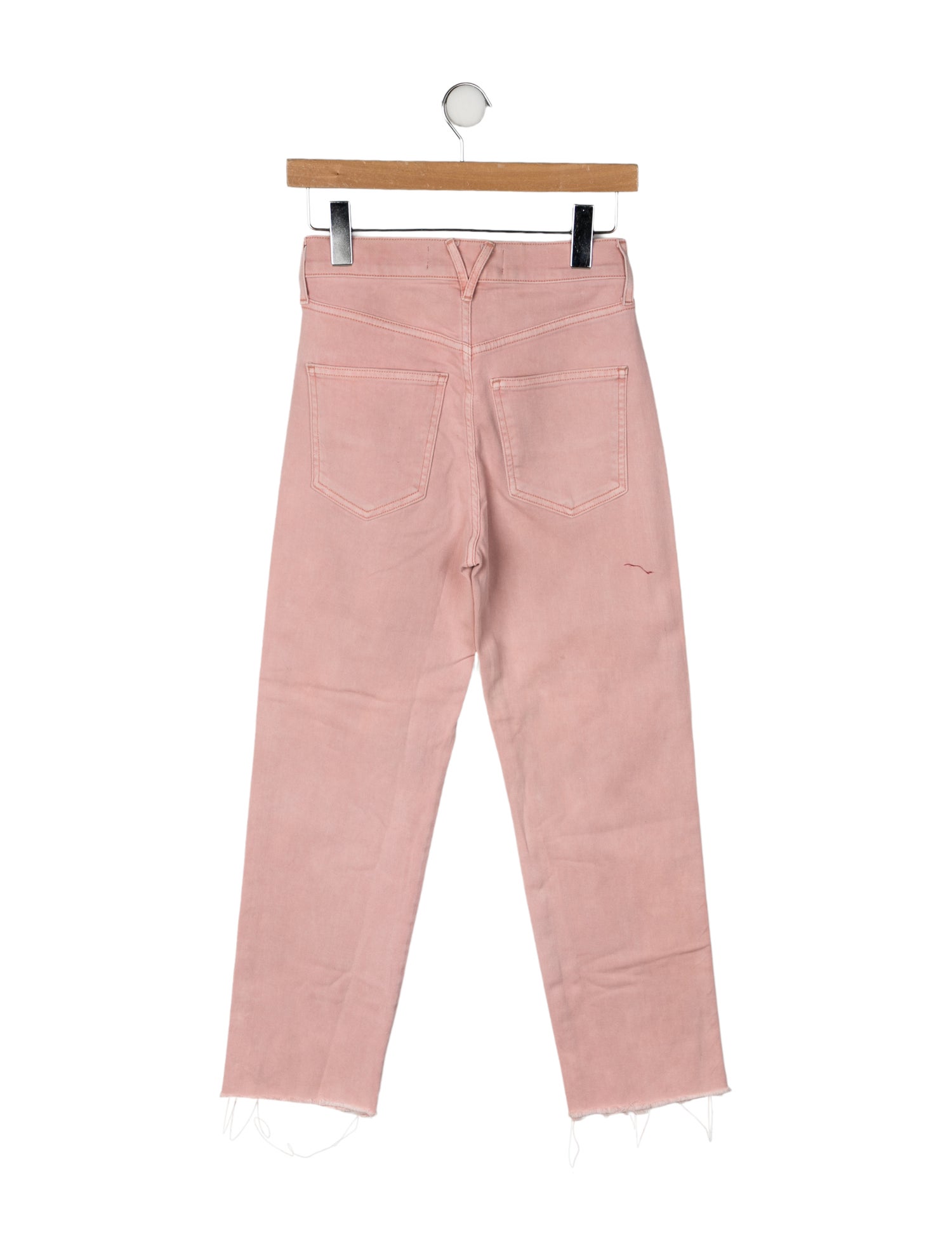 Veronica Beard Mid-Rise Straight Leg Jeans