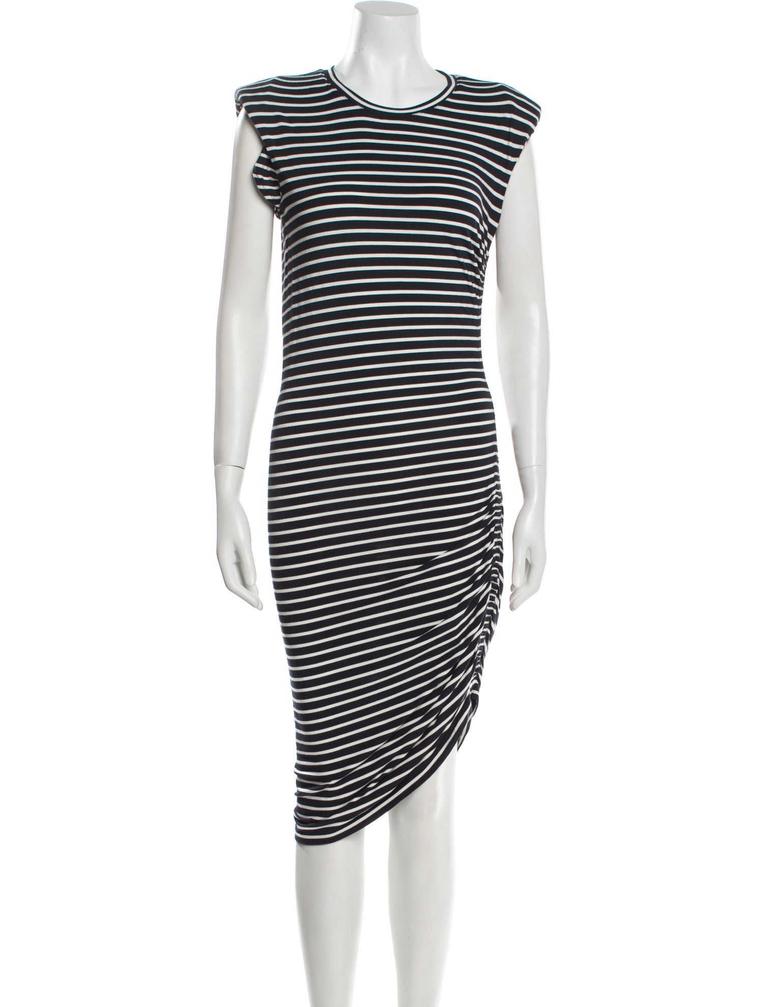 Veronica Beard Striped Midi Length Dress