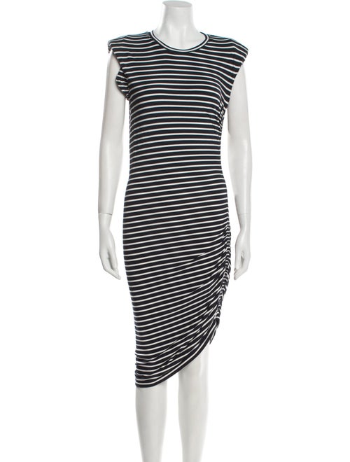 Veronica Beard Striped Midi Length Dress
