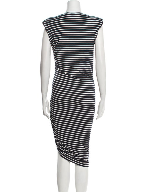 Veronica Beard Striped Midi Length Dress