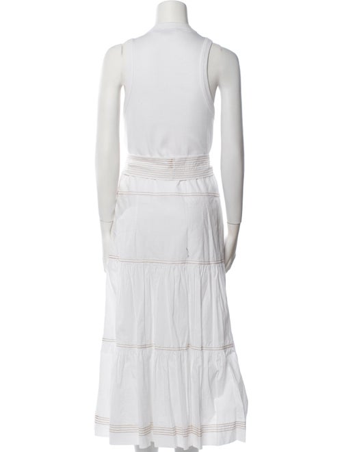 Veronica Beard Crew Neck Long Dress