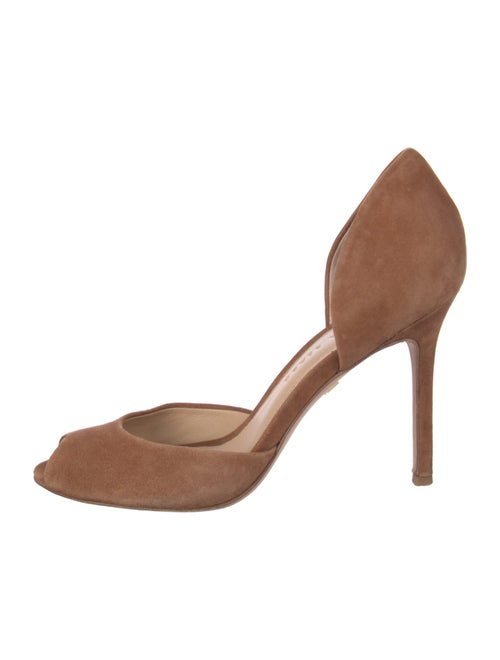 Veronica Beard Suede D'Orsay Pumps