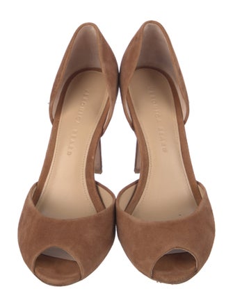 Veronica Beard Suede D'Orsay Pumps