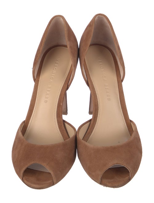 Veronica Beard Suede D'Orsay Pumps