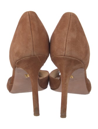 Veronica Beard Suede D'Orsay Pumps