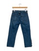 Veronica Beard Mid-Rise Straight Leg Jeans