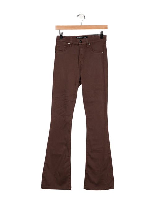 Veronica Beard Mid-Rise Wide Leg Jeans