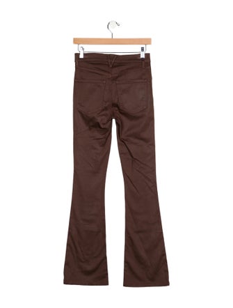Veronica Beard Mid-Rise Wide Leg Jeans