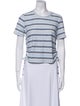 Veronica Beard Striped Crew Neck T-Shirt
