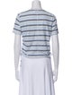 Veronica Beard Striped Crew Neck T-Shirt