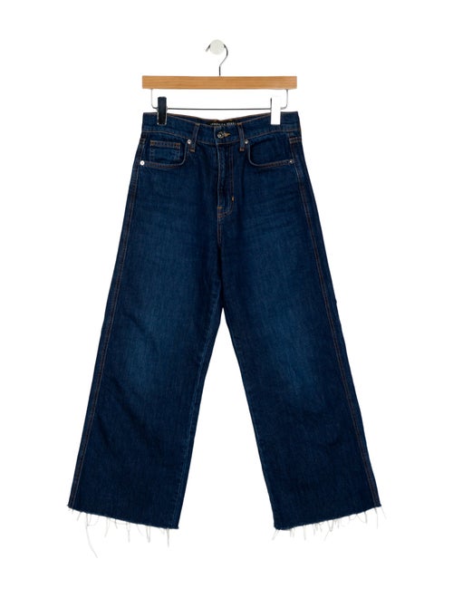 Veronica Beard High-Rise Wide Leg Jeans