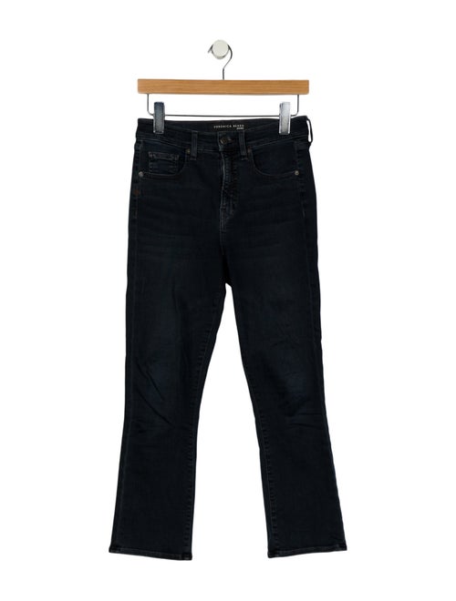 Veronica Beard High-Rise Straight Leg Jeans