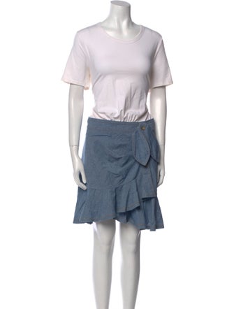 Veronica Beard Scoop Neck Mini Dress