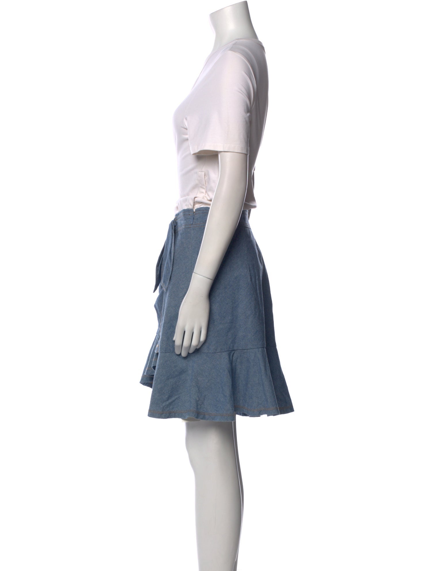 Veronica Beard Scoop Neck Mini Dress