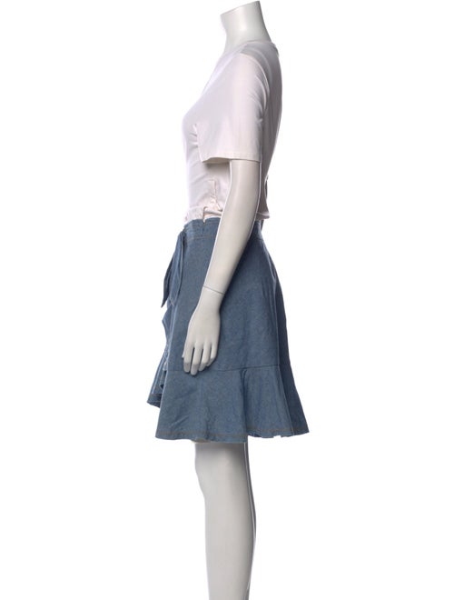 Veronica Beard Scoop Neck Mini Dress