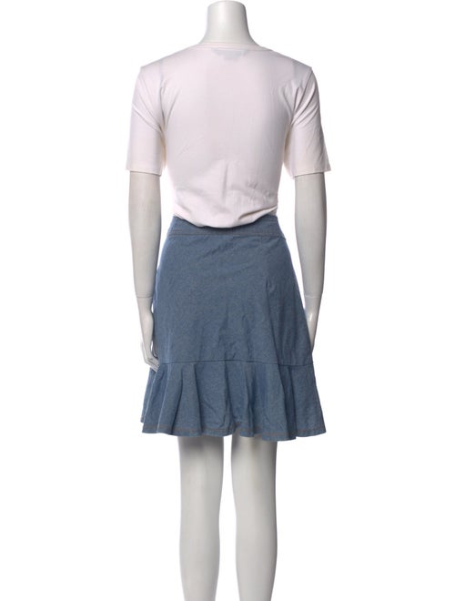 Veronica Beard Scoop Neck Mini Dress