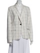 Veronica Beard Plaid Print Blazer