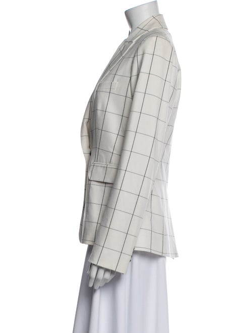 Veronica Beard Plaid Print Blazer