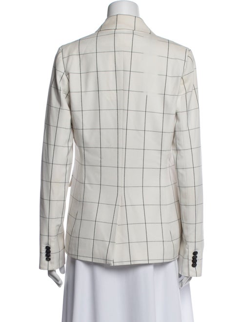 Veronica Beard Plaid Print Blazer
