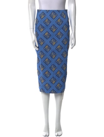 Veronica Beard Linen Knee-Length Skirt