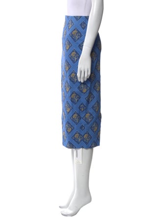 Veronica Beard Linen Knee-Length Skirt