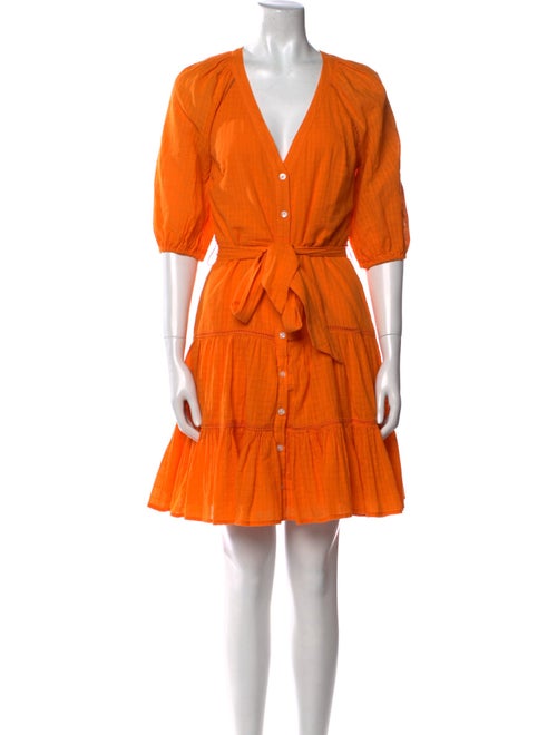 Veronica Beard V-Neck Mini Dress