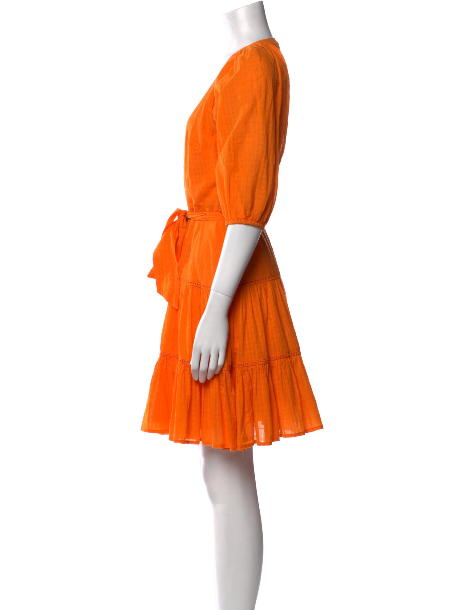 Veronica Beard V-Neck Mini Dress