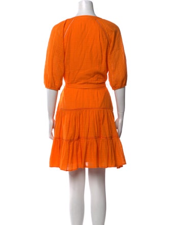 Veronica Beard V-Neck Mini Dress