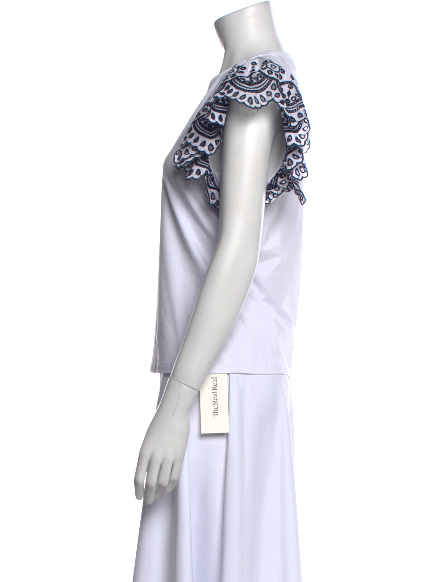 Veronica Beard Graphic Print Crew Neck T-Shirt