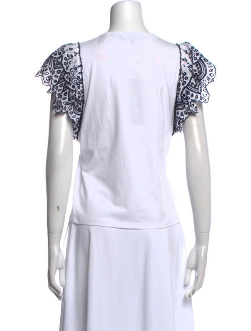 Veronica Beard Graphic Print Crew Neck T-Shirt