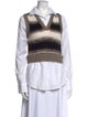 Veronica Beard Merino Wool Striped Polo
