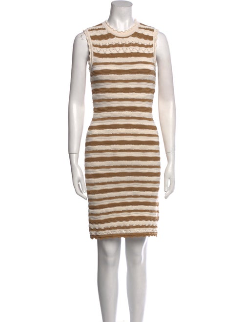 Veronica Beard Striped Knee-Length Dress