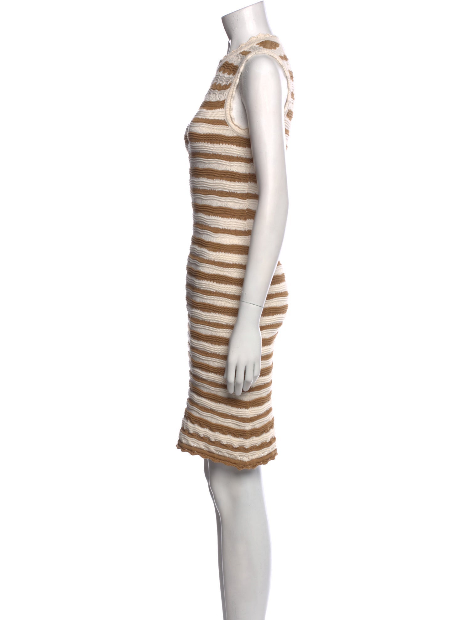 Veronica Beard Striped Knee-Length Dress