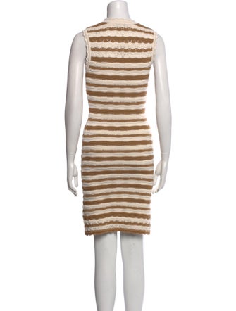 Veronica Beard Striped Knee-Length Dress