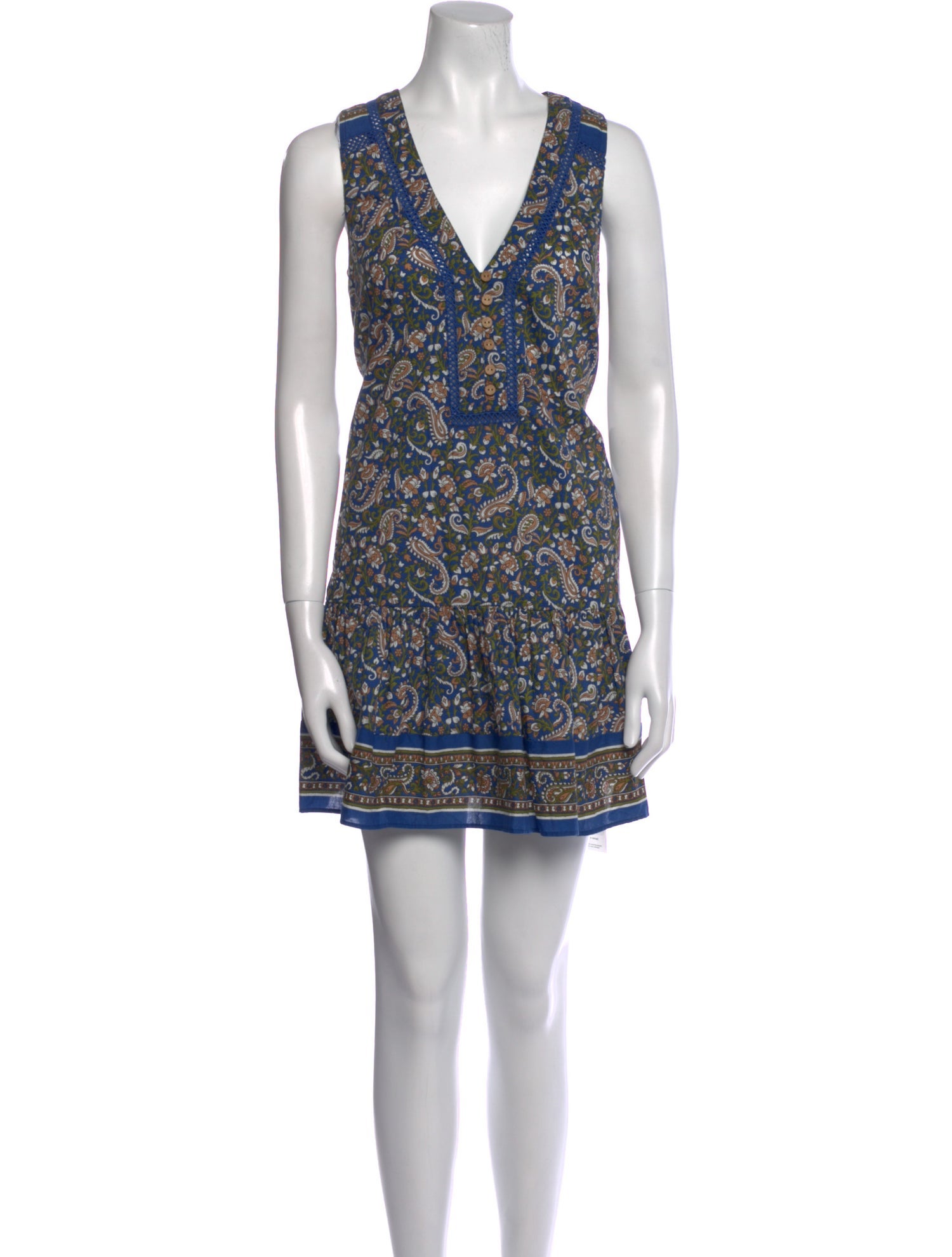 Veronica Beard Paisley Print Mini Dress