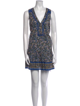 Veronica Beard Paisley Print Mini Dress