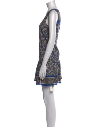 Veronica Beard Paisley Print Mini Dress