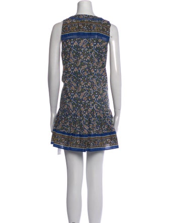 Veronica Beard Paisley Print Mini Dress