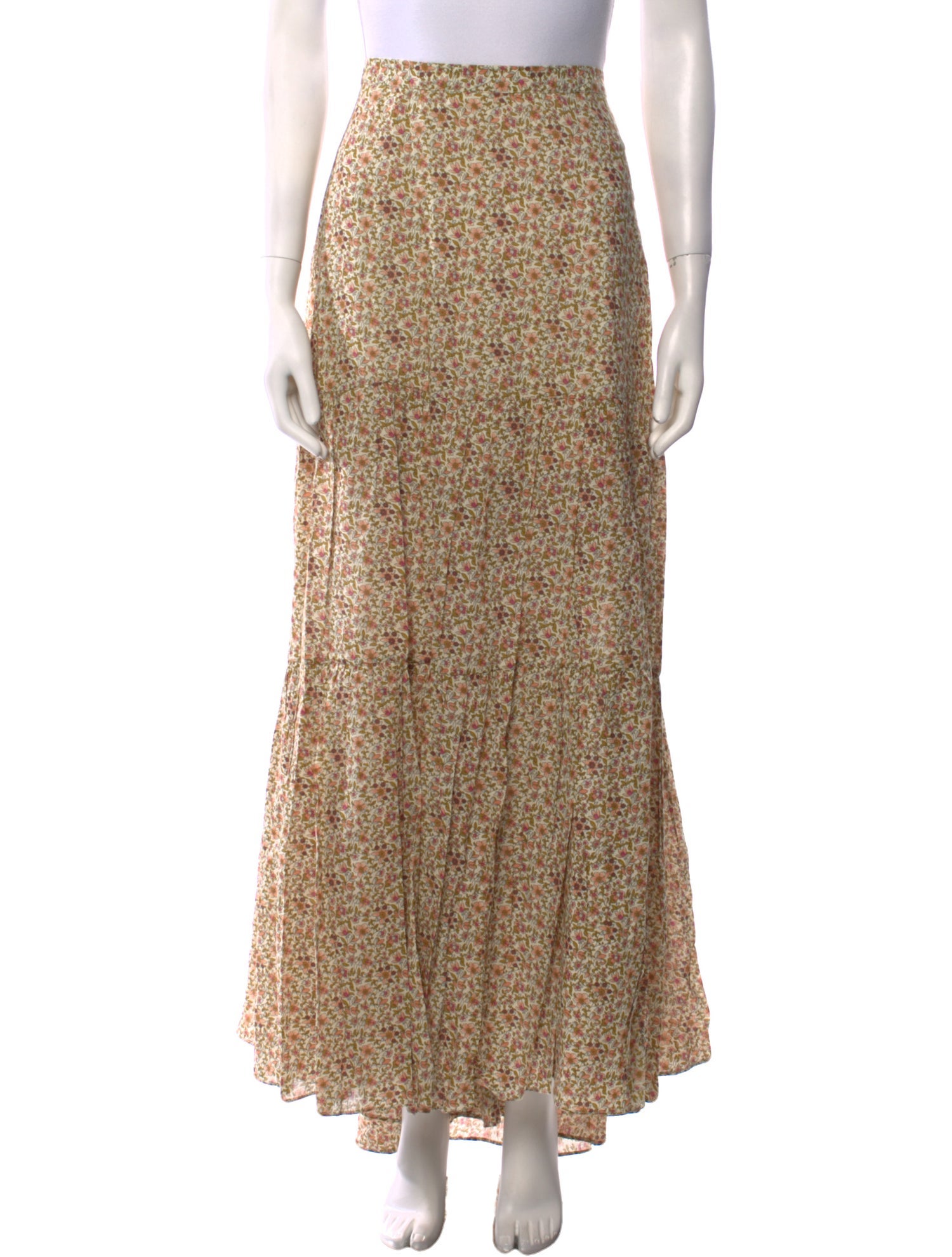 Veronica Beard Floral Print Long Skirt w/ Tags