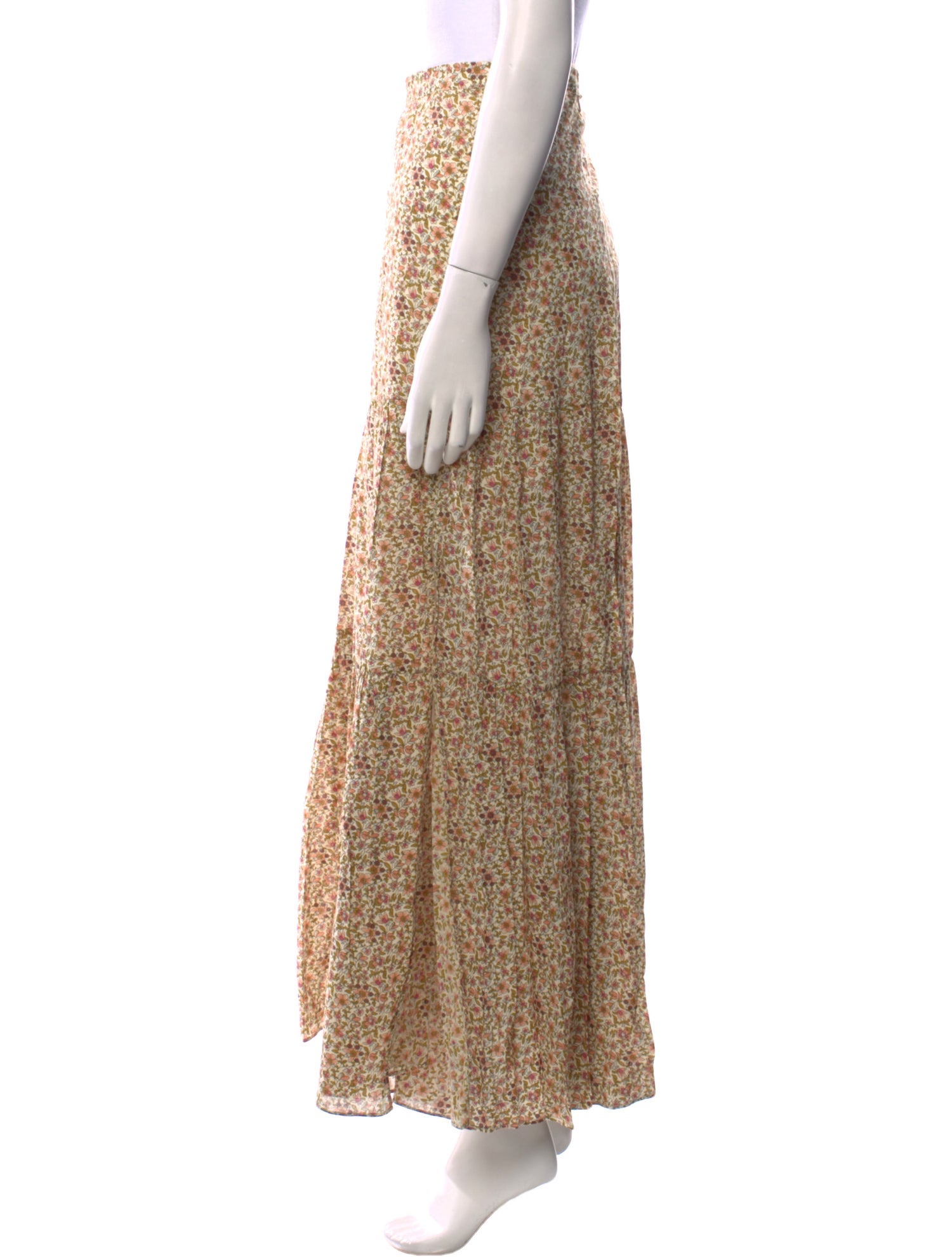 Veronica Beard Floral Print Long Skirt w/ Tags