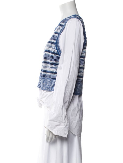 Veronica Beard Striped Crew Neck Sweater