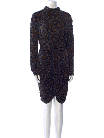 Veronica Beard Floral Print Knee-Length Dress