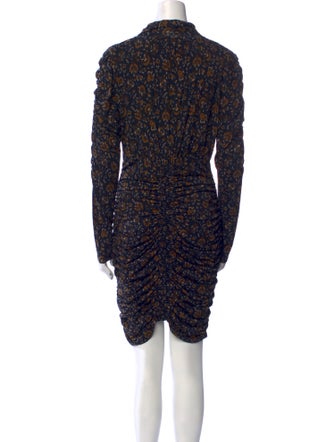 Veronica Beard Floral Print Knee-Length Dress