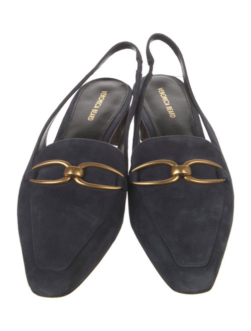 Veronica Beard Suede Slingback Pumps